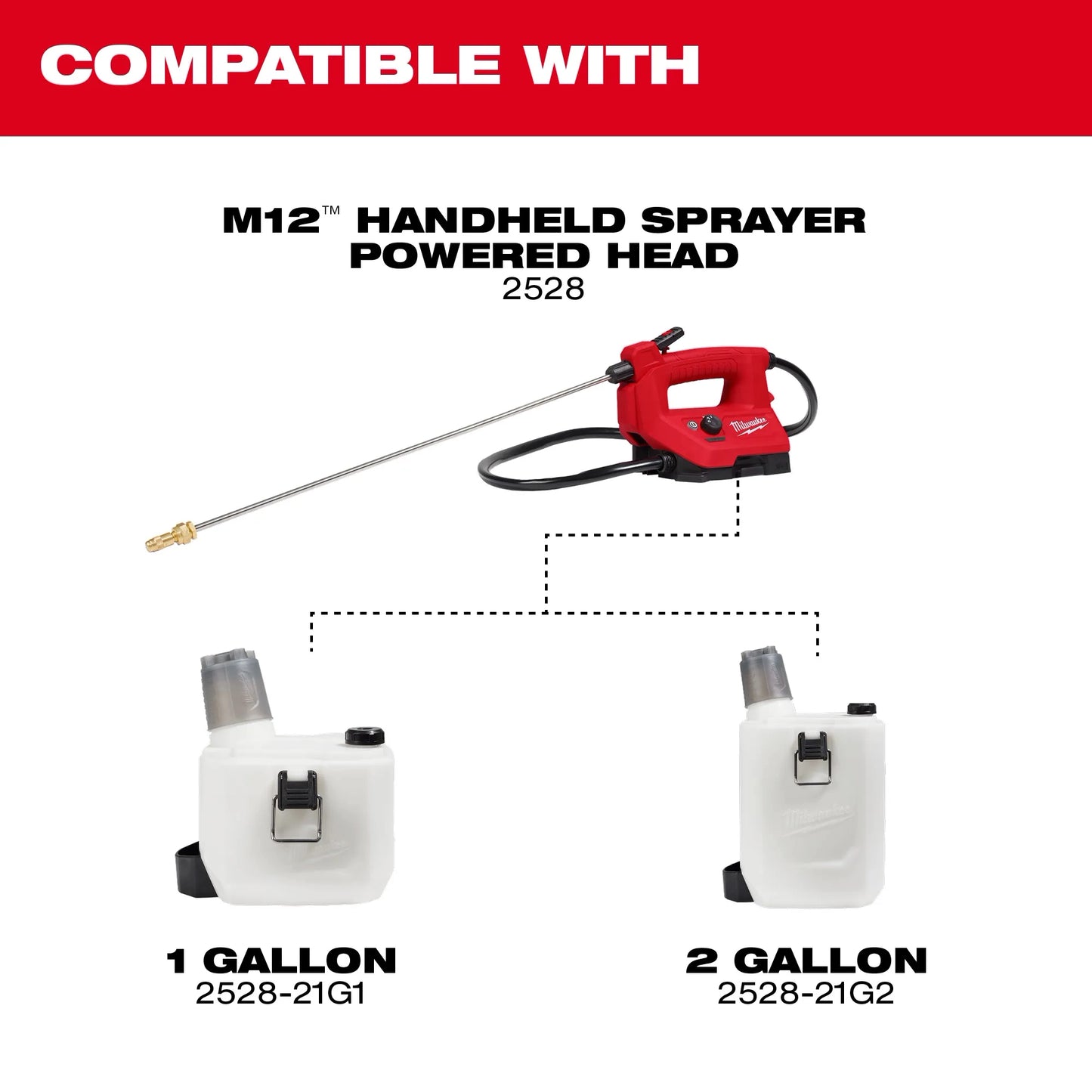 Milwaukee M12™ 2 Gallon Handheld Sprayer Kit