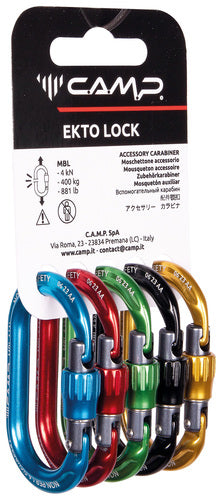 CAMP RACK PACK EKTO LOCK - Accessory carabiner (5 Pack)