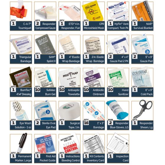 North American Rescue Trauma and First Aid Kits (TFAK) - Class A
