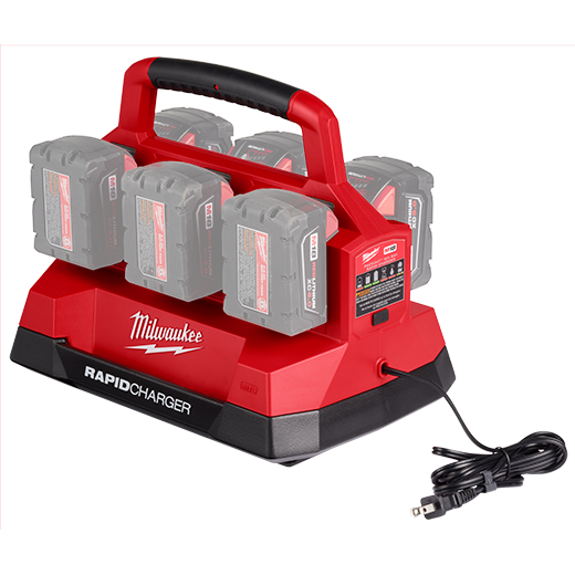 Milwaukee M18™ PACKOUT™ Six Bay Rapid Charger