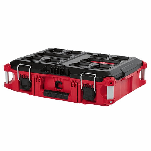 Milwaukee PACKOUT™ 22in. Medium Red Tool Box with 75 lbs. Weight Capacity