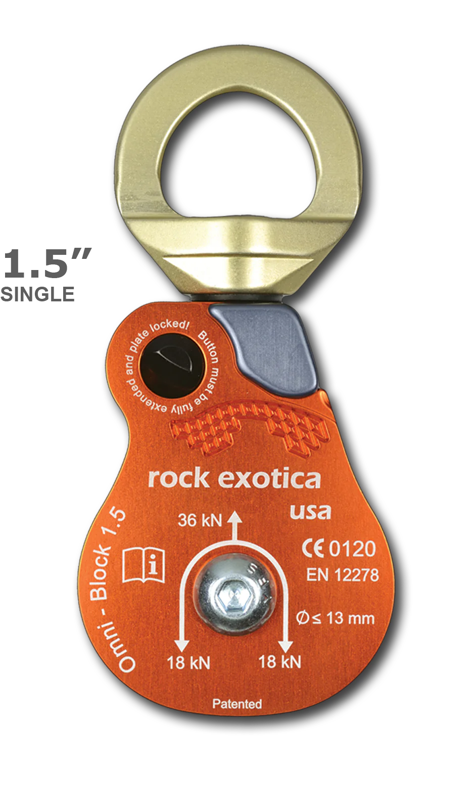 Rock Exotica Omni-Block 1.5" Pulley